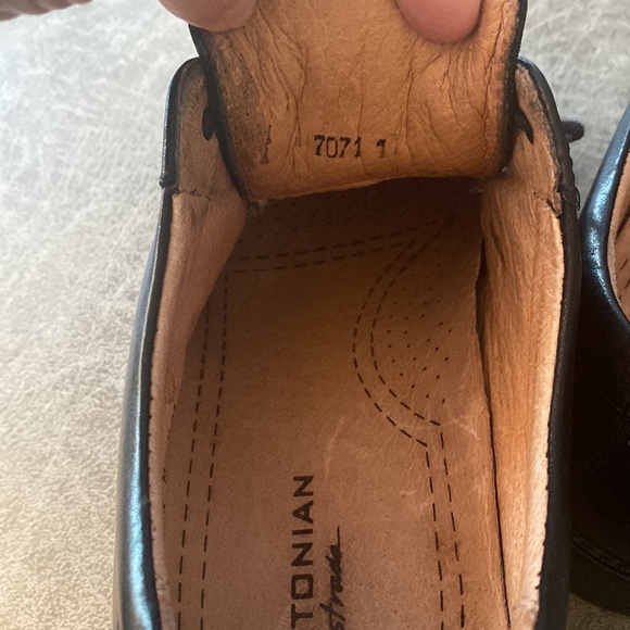 Bostonian Strada Black Leather Oxford Mens Dress Shoes, Size 9 1/2 M - Picture 4 of 8